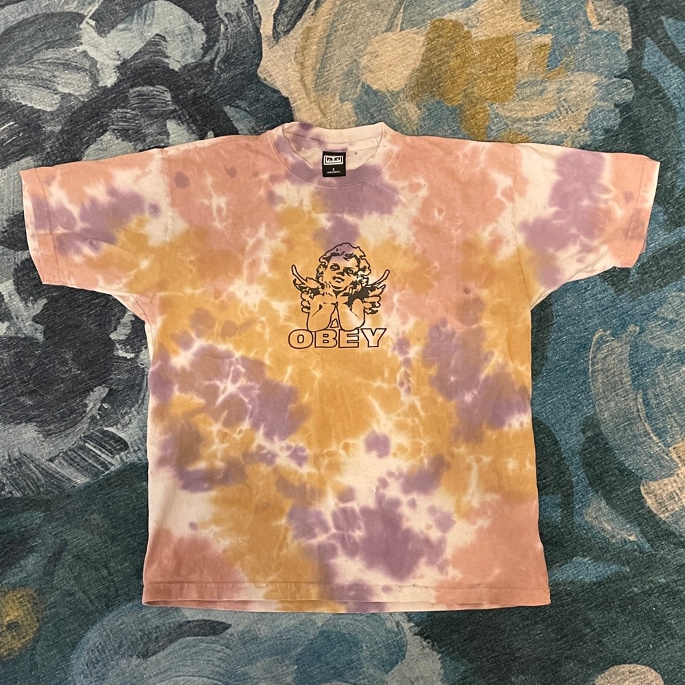 Obey Pastel Tie-Dye Angel T-Shirt